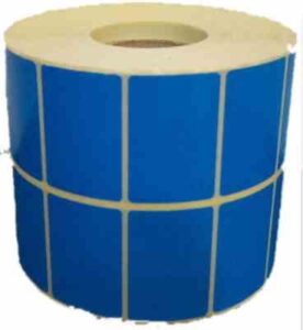 برچسب کاغذی 45×30 آبی