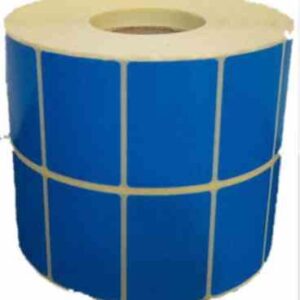 برچسب کاغذی 45×30 آبی
