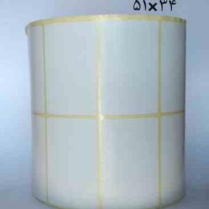 برچسب کاغذی 51×34 دو ستونه 3000تایی