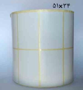 برچسب کاغذی 51×34 دو ستونه 3000تایی