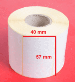 برچسب ترازو حرارتی 57×40 تعداد 750 تایی