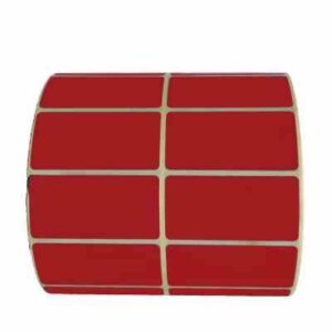 برچسب کاغذی 51×34 دو ستونه 3000تایی قرمز
